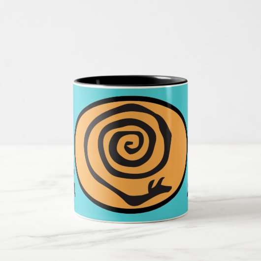 Mug à café à deux tons indien Kokopelli (Centre)