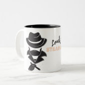 Mug à café à deux tons Lonely Stranger (Devant gauche)