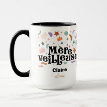 Mug à café à deux tons Mère Veilleuse