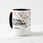 Mug à café à deux tons Mère Veilleuse (Devant gauche)