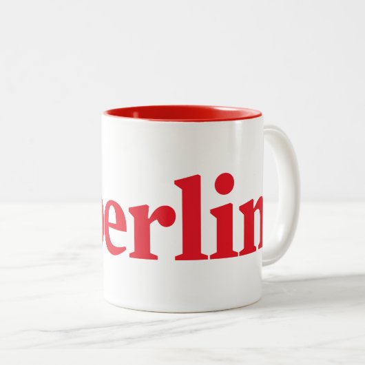 Mug à café à deux tons Oberlin (Devant droit)