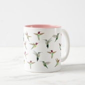Mug à café à deux tons pour colibris Anna personna (Devant droit)