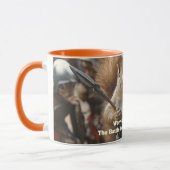 Mug à café à deux tons pour écureuils guerriers (Gauche)