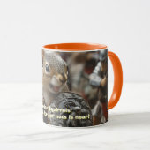 Mug à café à deux tons pour écureuils guerriers (Devant droit)