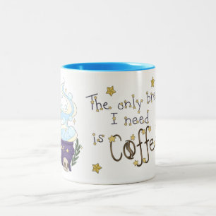Mug à café à deux tons pour sorcière