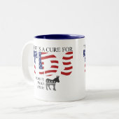 Mug à café à deux tons pour votre perk quotidien! (Devant gauche)