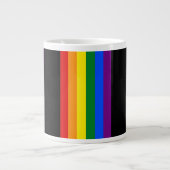 Mug à café à deux tons Rainbow Pride (Devant)