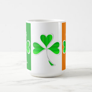 Mug à café à deux tons shamrock
