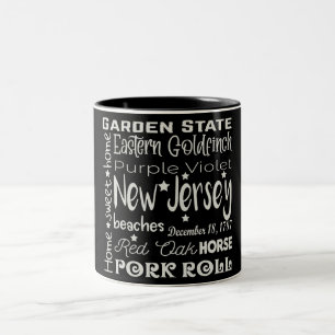 Mug à café à deux tons State/New Jersey