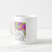 Mug à café à fleur d'éléphant (Devant gauche)