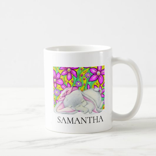 Mug à café à fleur d'éléphant (Droite)