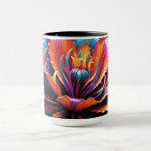 Mug à café à fleurs arc-en-ciel (Centre)