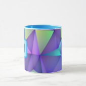 Mug à café à initiale holographique personnalisé (Centre)