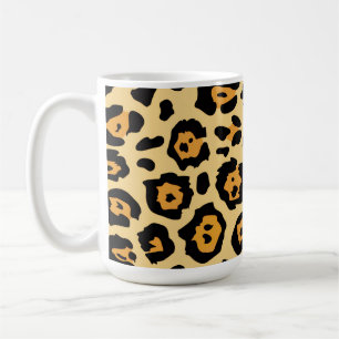 mug à café à motif jaguar