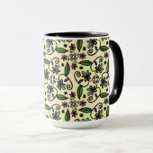 mug à café à pétales botaniques (Devant droit)