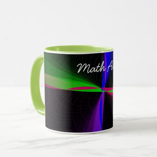 Mug à café à quatre voies géométrique (Devant gauche)
