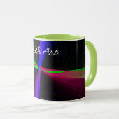 Mug à café à quatre voies géométrique (Devant droit)