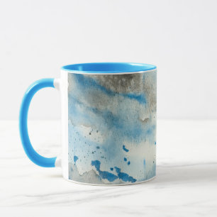 mug à café aquarelle abstraite