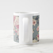 mug à café aux roses roses (Dos)