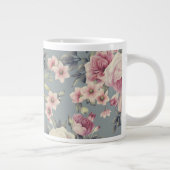 mug à café aux roses roses (Droite)
