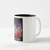 Mug à café avec affiche de Londres (Devant droit)