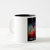 Mug à café avec affiche de Londres (Devant gauche)