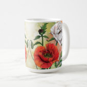 Mug à café avec Coquelicots (Devant droit)