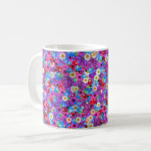 mug à café avec des pâquerettes de printemps (Devant gauche)