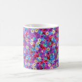 mug à café avec des pâquerettes de printemps (Centre)