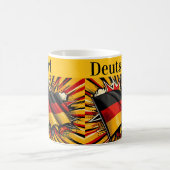 Mug à café avec drapeau allemand. (Centre)
