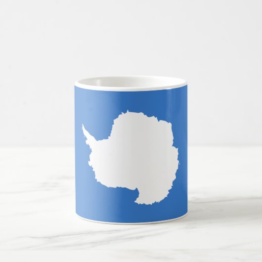 Mug à café avec drapeau patriotique de l'Antarctiq (Centre)