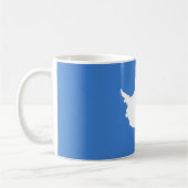 Mug à café avec drapeau patriotique de l'Antarctiq (Gauche)