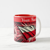 Mug à café avec drapeau polonais (Devant droit)