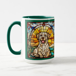 Mug à café avec Labrador Retriever mignon
