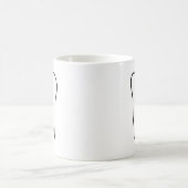 Mug à café avec logo de dent monogrammé pour denti (Centre)