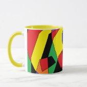 Mug à café avec motif de couleurs d'art (Gauche)