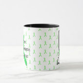 Mug à café avec ruban de sensibilisation à la mala (Centre)