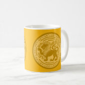 Mug à café avec symbole du zodiaque Lion (Devant droit)