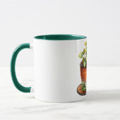 Mug à café avec tasse à café avec plante à l'intér (Gauche)
