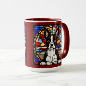 Mug à café avec Térrier de Boston mignon (Devant droit)