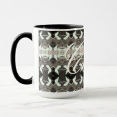Mug à café avec texte doré (Gauche)