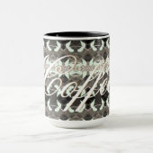 Mug à café avec texte doré (Centre)