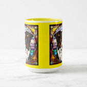 Mug à café avec un Border Collie mignon (Centre)