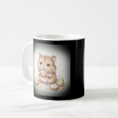Mug à café avec un hamster et des biscuits de Noël (Devant gauche)