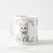 mug à café avec un joli chaton (Devant gauche)