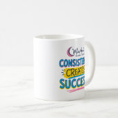MUG À CAFÉ AVEC UNE CITATION DE SUCCÈS (Devant droit)