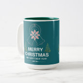 Mug à café bicolore (Devant gauche)