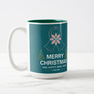 Mug à café bicolore