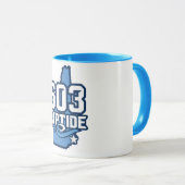 Mug à café bicolore (Devant droit)