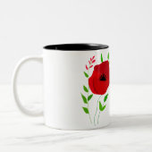 Mug à café bicolore à motif grenade (Gauche)